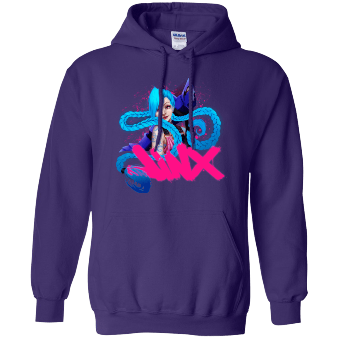 Sweatshirts Purple / Small Jinx Pullover Hoodie
