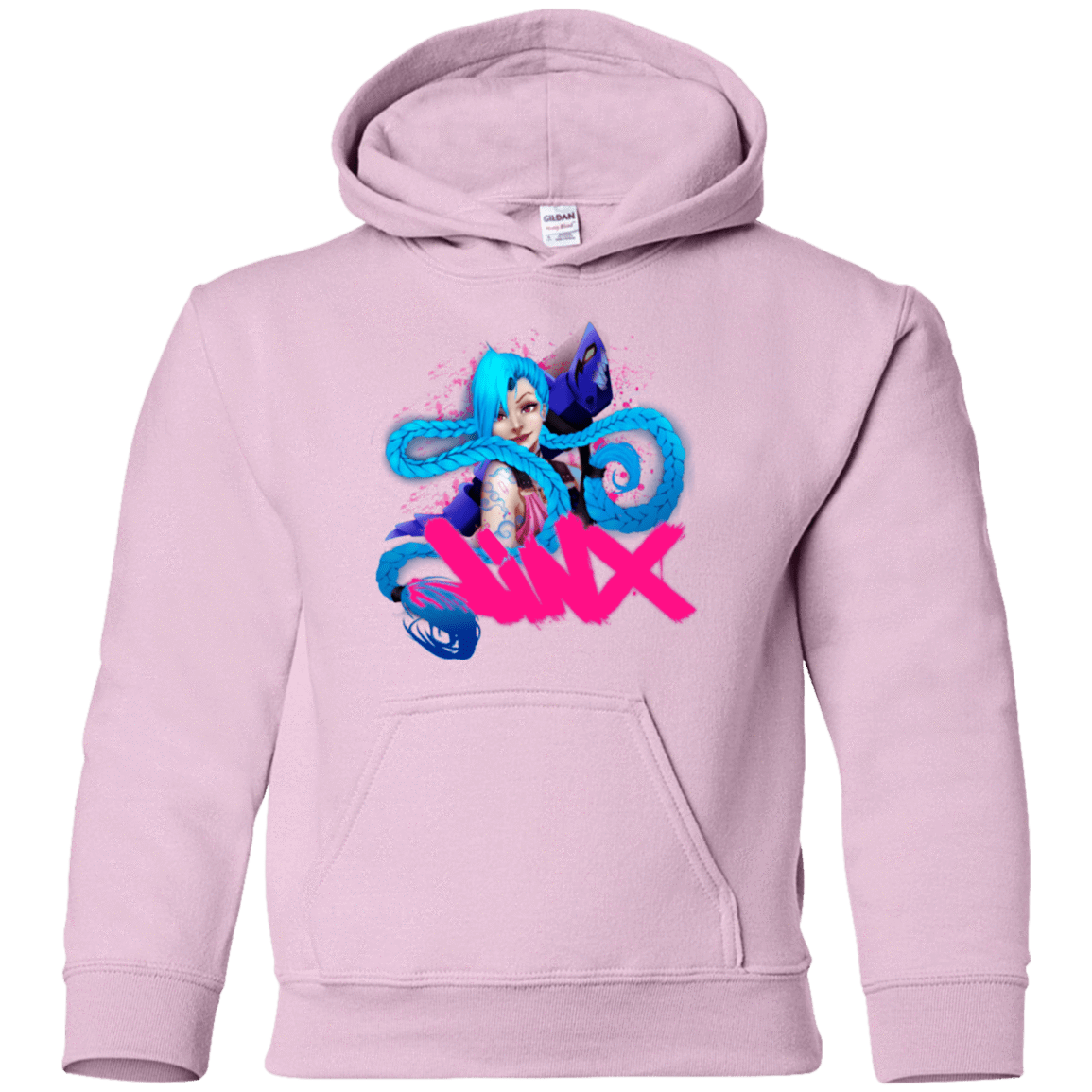 Sweatshirts Light Pink / YS Jinx Youth Hoodie