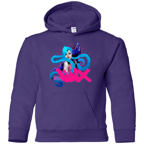 Sweatshirts Purple / YS Jinx Youth Hoodie