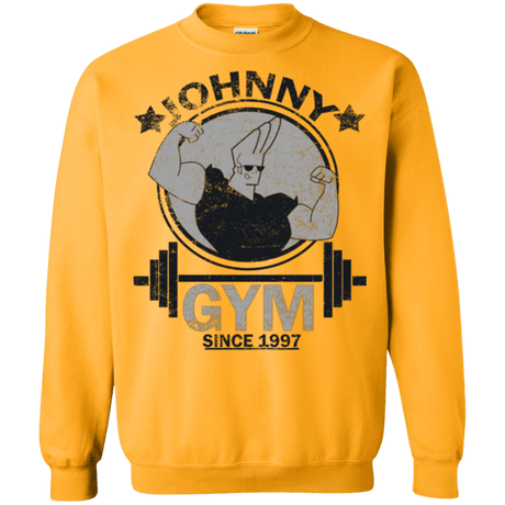 Sweatshirts Gold / Small Johnny Gym Crewneck Sweatshirt