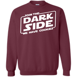 Sweatshirts Maroon / S Join The Dark Side Crewneck Sweatshirt