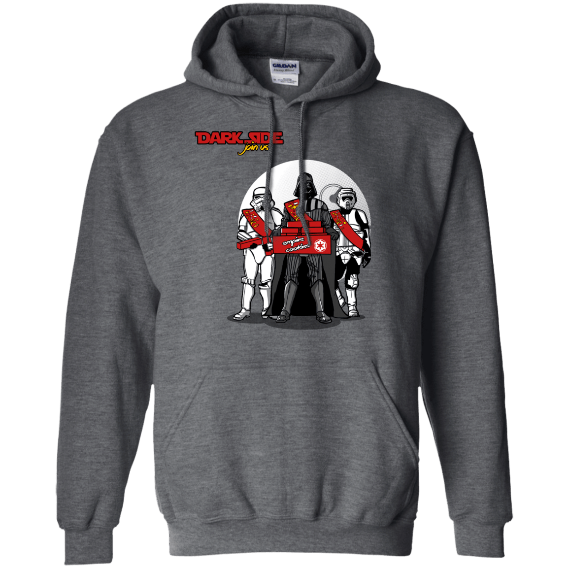 Sweatshirts Dark Heather / S Join The Dark Side Pullover Hoodie