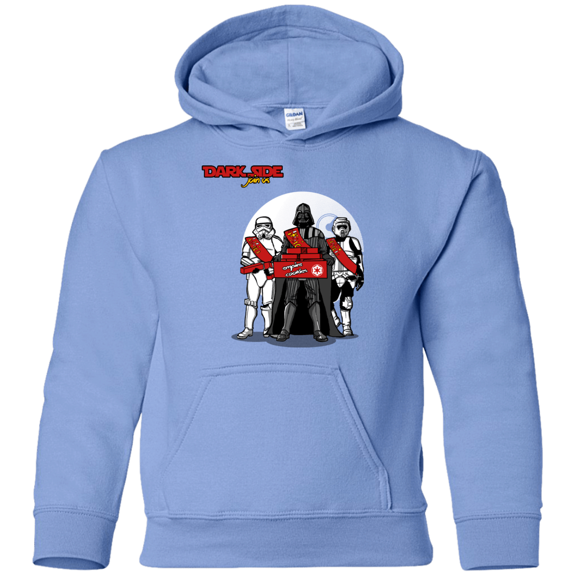 Sweatshirts Carolina Blue / YS Join The Dark Side Youth Hoodie