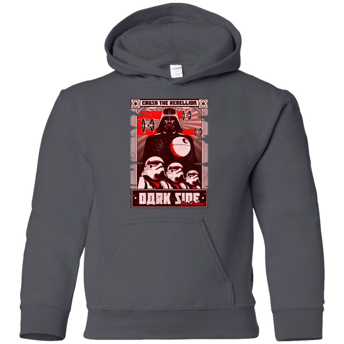 Sweatshirts Charcoal / YS Join the Dark SIde Youth Hoodie
