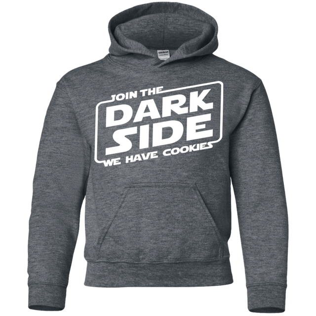 Sweatshirts Dark Heather / YS Join The Dark Side Youth Hoodie