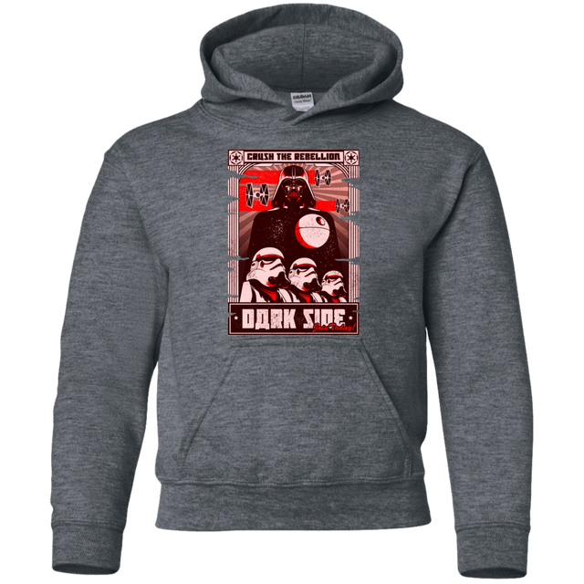 Sweatshirts Dark Heather / YS Join the Dark SIde Youth Hoodie