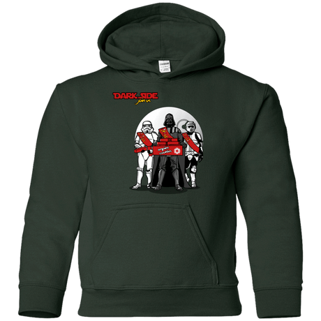Sweatshirts Forest Green / YS Join The Dark Side Youth Hoodie