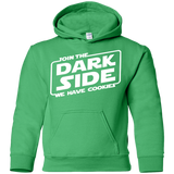 Sweatshirts Irish Green / YS Join The Dark Side Youth Hoodie