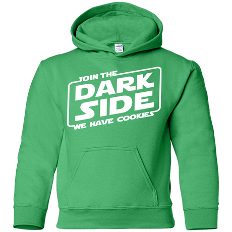 Sweatshirts Irish Green / YS Join The Dark Side Youth Hoodie