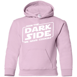 Sweatshirts Light Pink / YS Join The Dark Side Youth Hoodie
