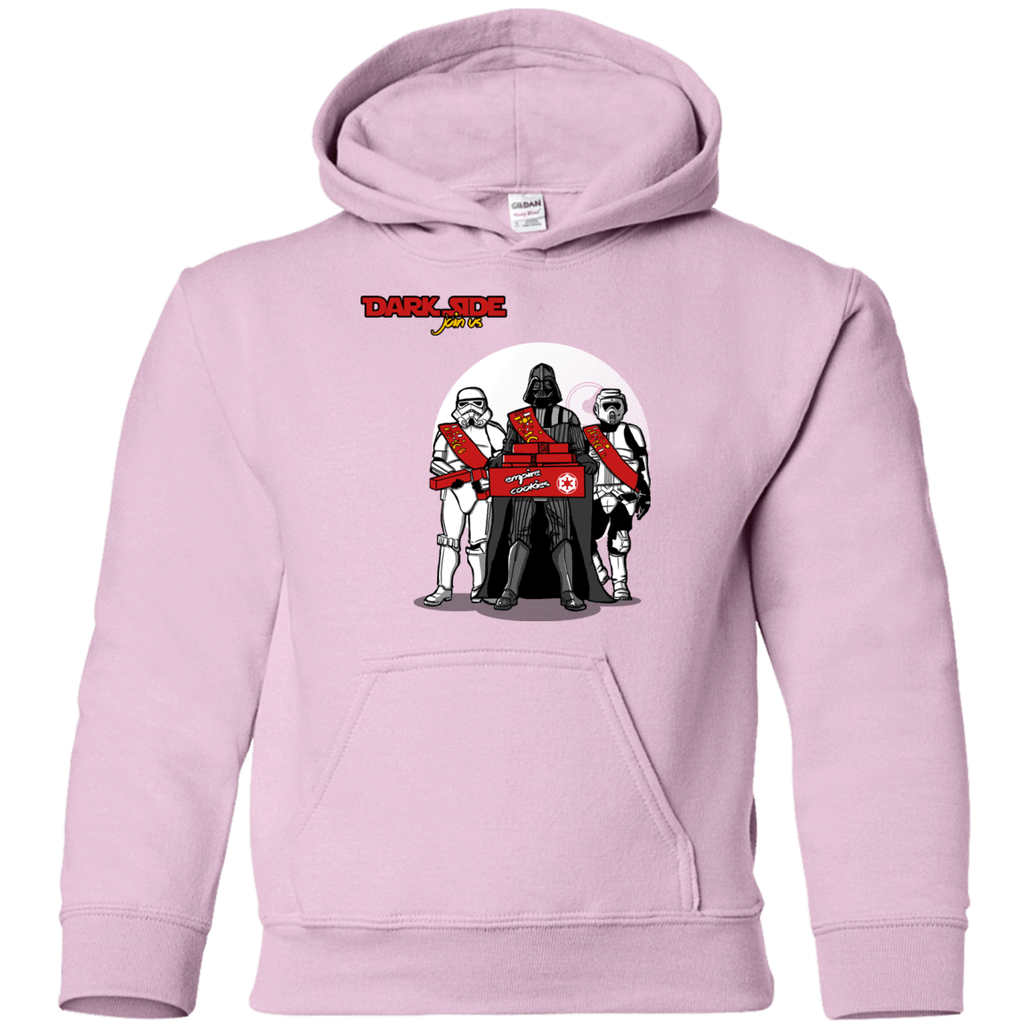 Sweatshirts Light Pink / YS Join The Dark Side Youth Hoodie