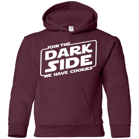 Sweatshirts Maroon / YS Join The Dark Side Youth Hoodie