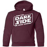 Sweatshirts Maroon / YS Join The Dark Side Youth Hoodie