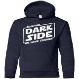 Sweatshirts Navy / YS Join The Dark Side Youth Hoodie