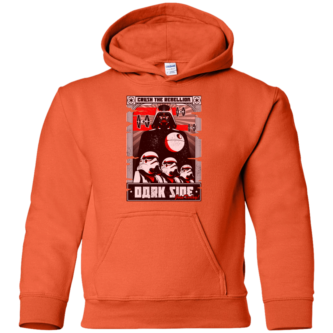 Sweatshirts Orange / YS Join the Dark SIde Youth Hoodie