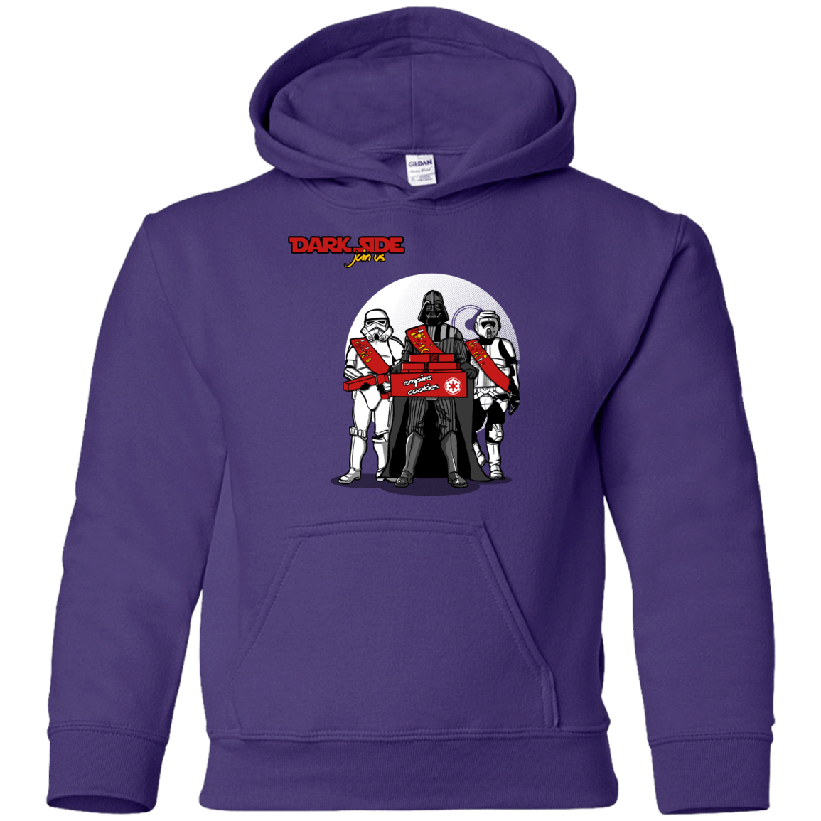 Sweatshirts Purple / YS Join The Dark Side Youth Hoodie