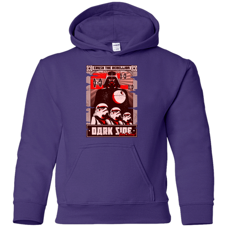 Sweatshirts Purple / YS Join the Dark SIde Youth Hoodie