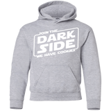 Sweatshirts Sport Grey / YS Join The Dark Side Youth Hoodie