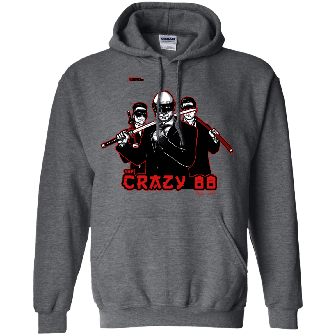 Sweatshirts Dark Heather / S Join The Gang Pullover Hoodie