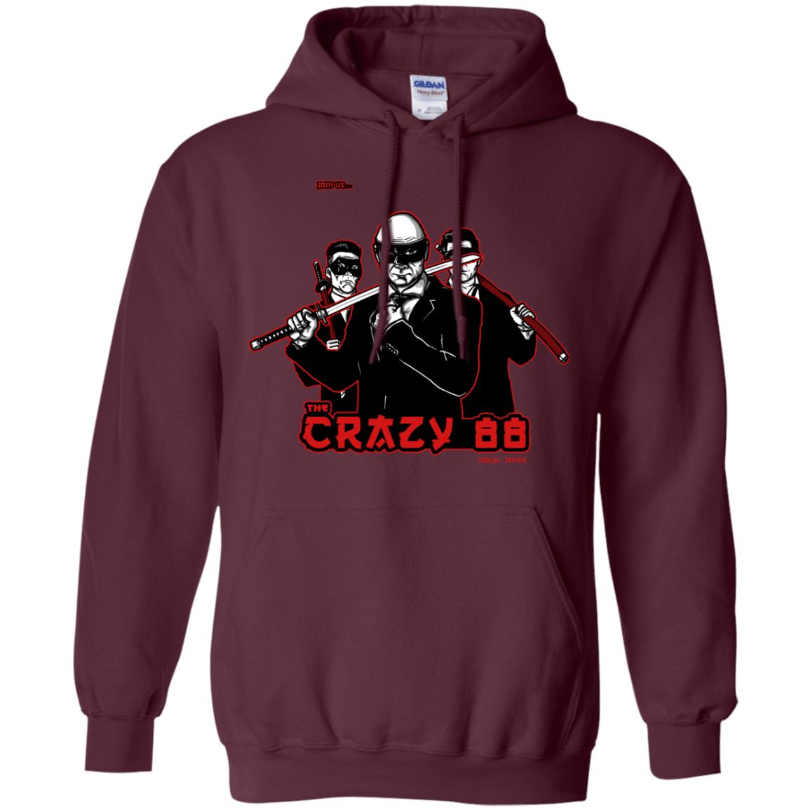 Sweatshirts Maroon / S Join The Gang Pullover Hoodie