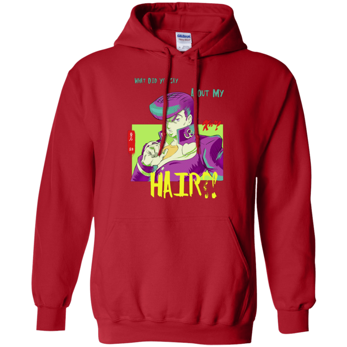 Sweatshirts Red / Small Jojo Josuke Bizarre Adventure Pullover Hoodie