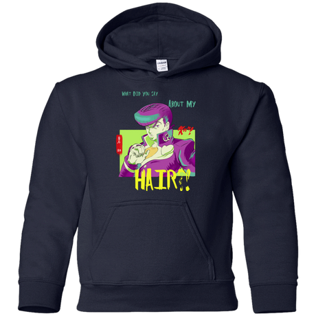 Sweatshirts Navy / YS Jojo Josuke Bizarre Adventure Youth Hoodie