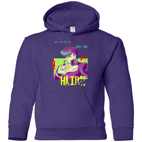 Sweatshirts Purple / YS Jojo Josuke Bizarre Adventure Youth Hoodie