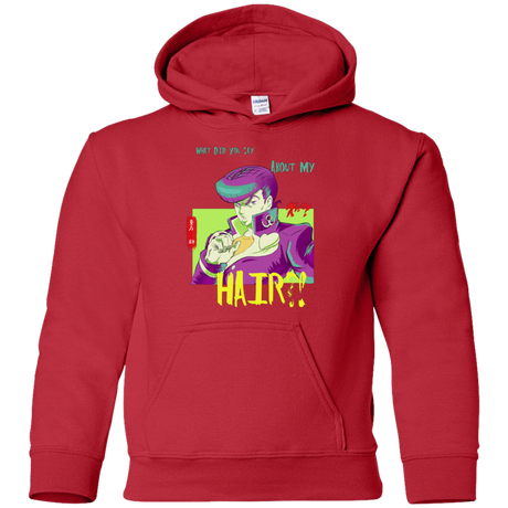 Sweatshirts Red / YS Jojo Josuke Bizarre Adventure Youth Hoodie