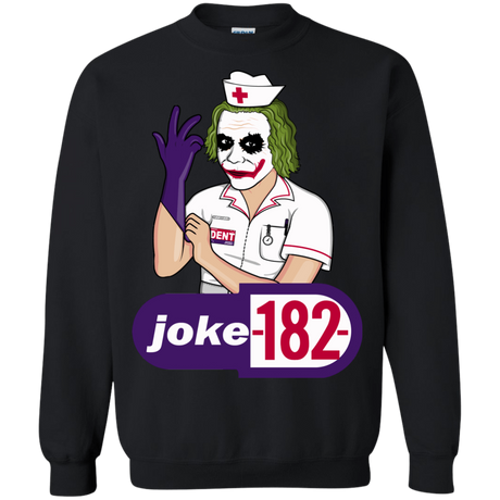 Sweatshirts Black / Small Joke182 Crewneck Sweatshirt