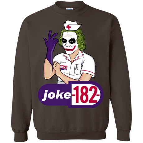 Sweatshirts Dark Chocolate / Small Joke182 Crewneck Sweatshirt