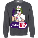 Sweatshirts Dark Heather / Small Joke182 Crewneck Sweatshirt