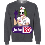 Sweatshirts Dark Heather / Small Joke182 Crewneck Sweatshirt