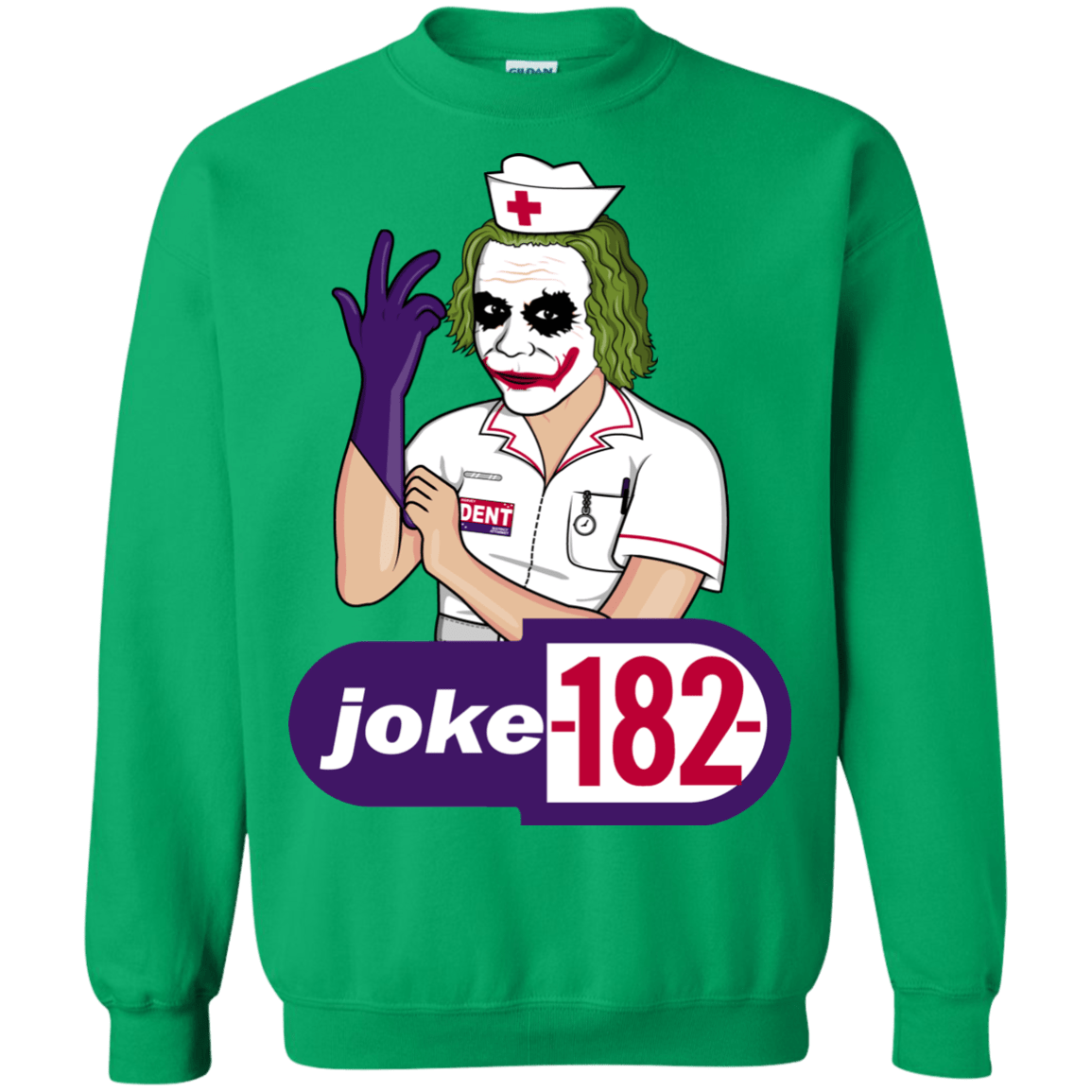 Sweatshirts Irish Green / Small Joke182 Crewneck Sweatshirt