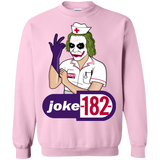Sweatshirts Light Pink / Small Joke182 Crewneck Sweatshirt