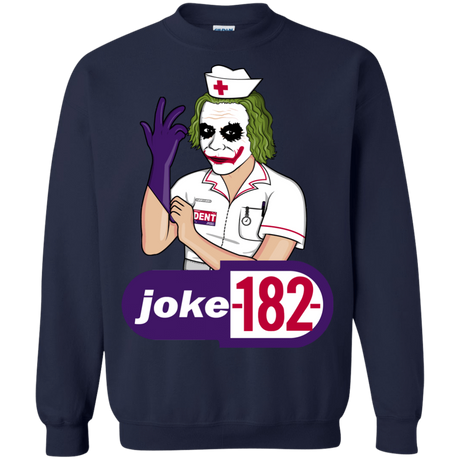 Sweatshirts Navy / Small Joke182 Crewneck Sweatshirt