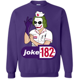 Sweatshirts Purple / Small Joke182 Crewneck Sweatshirt