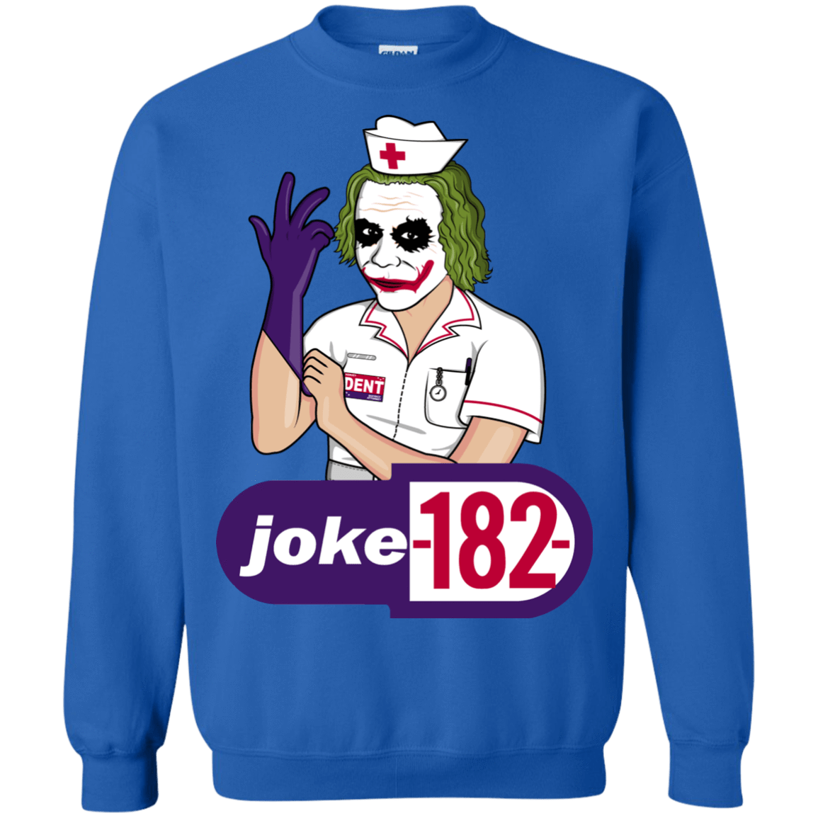 Sweatshirts Royal / Small Joke182 Crewneck Sweatshirt