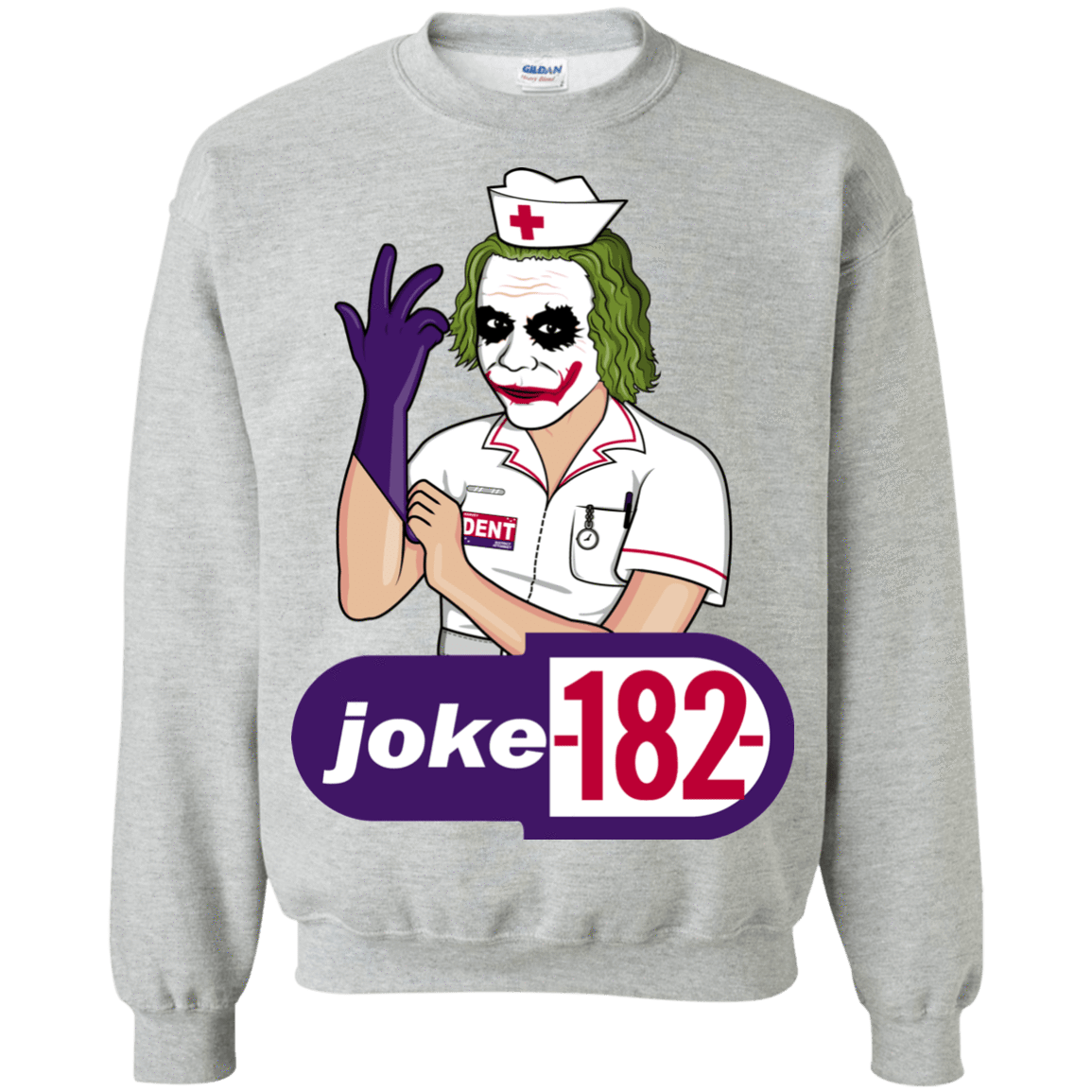 Sweatshirts Sport Grey / Small Joke182 Crewneck Sweatshirt