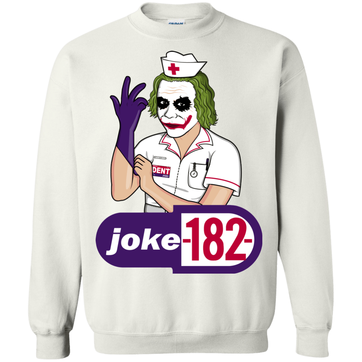 Sweatshirts White / Small Joke182 Crewneck Sweatshirt