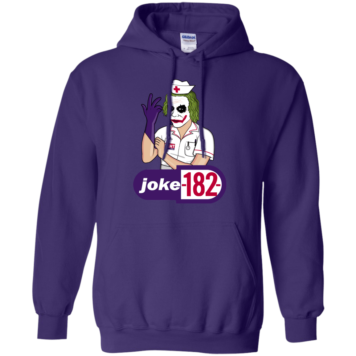 Sweatshirts Purple / Small Joke182 Pullover Hoodie