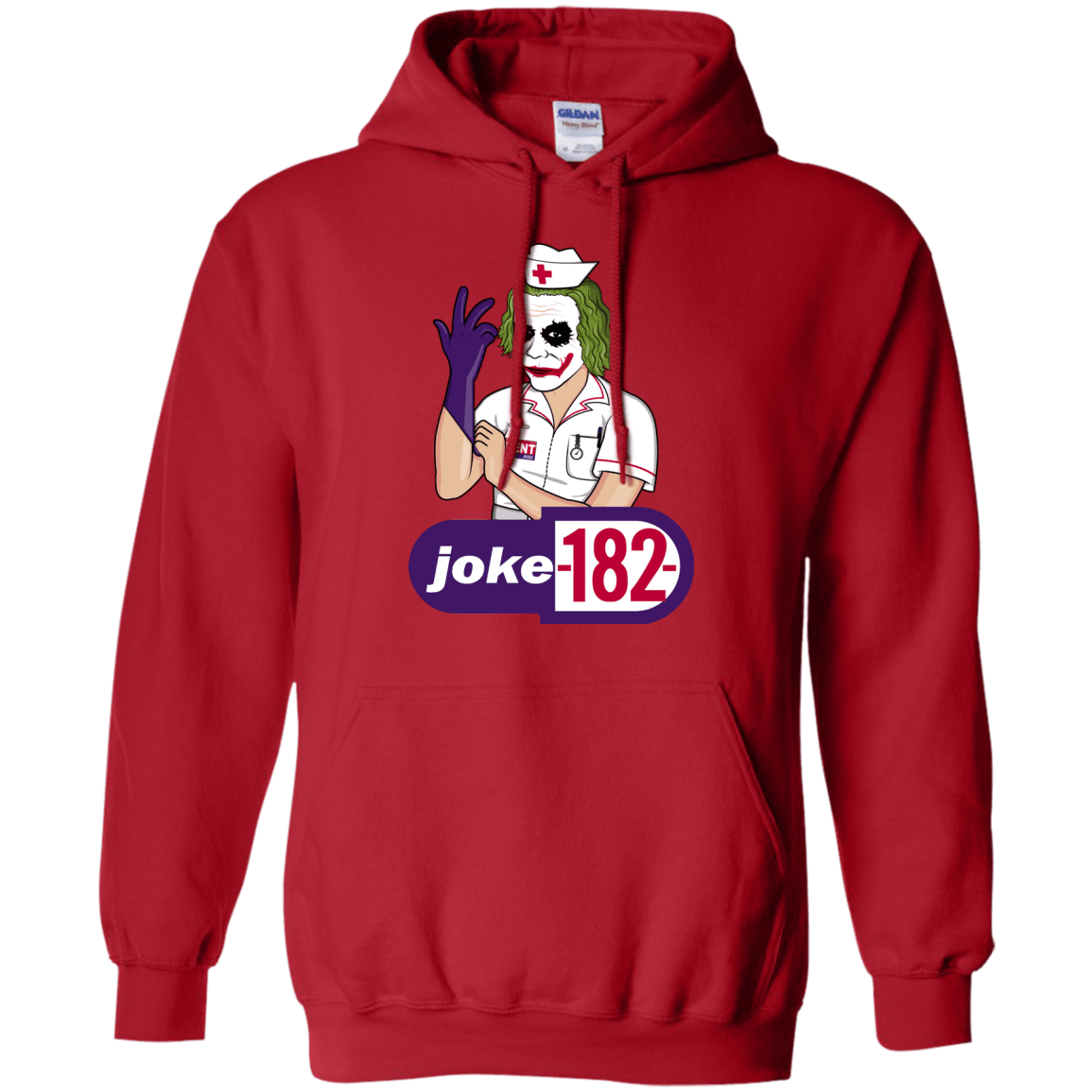 Sweatshirts Red / Small Joke182 Pullover Hoodie