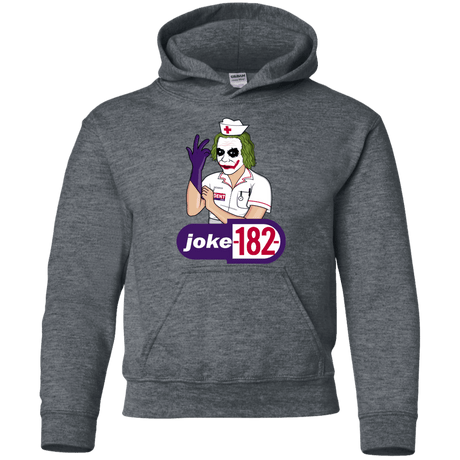Sweatshirts Dark Heather / YS Joke182 Youth Hoodie