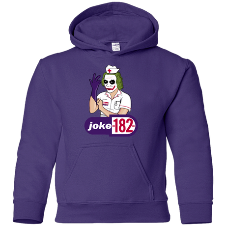 Sweatshirts Purple / YS Joke182 Youth Hoodie