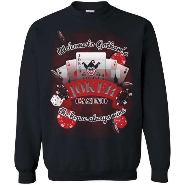 Sweatshirts Black / Small JOKER CASINO Crewneck Sweatshirt