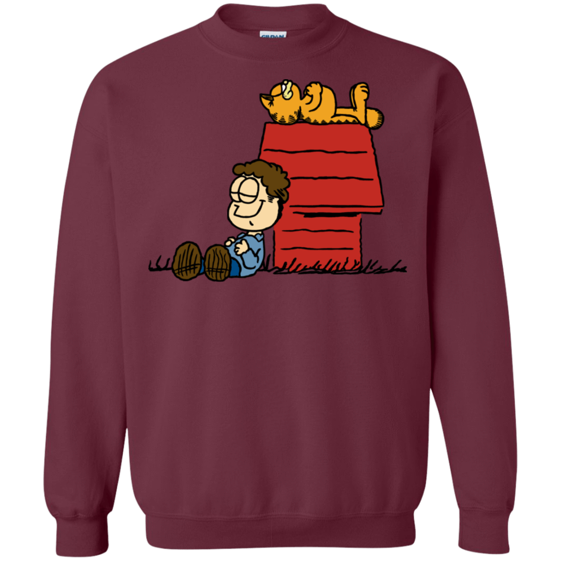 Sweatshirts Maroon / S Jon Brown Crewneck Sweatshirt