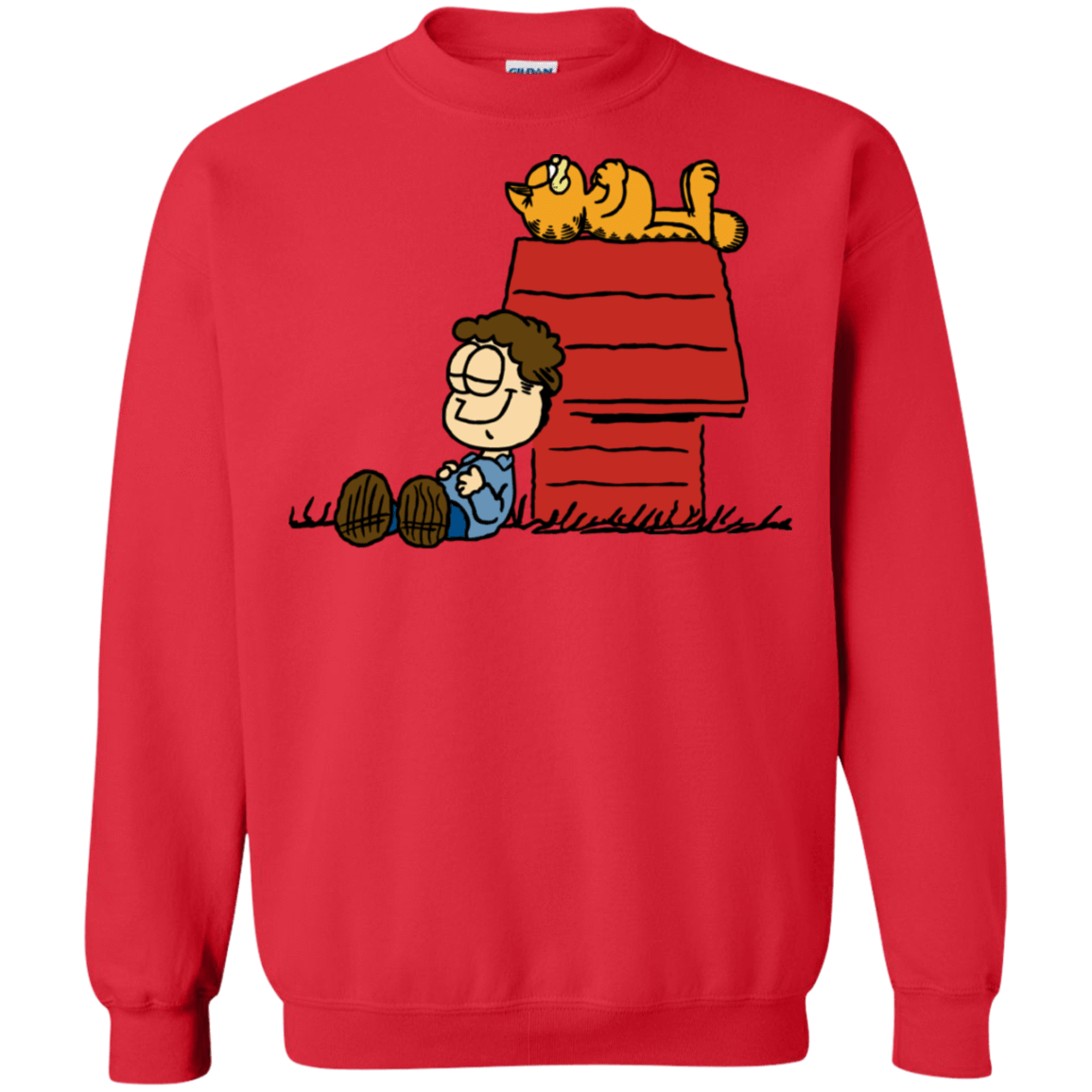 Sweatshirts Red / S Jon Brown Crewneck Sweatshirt