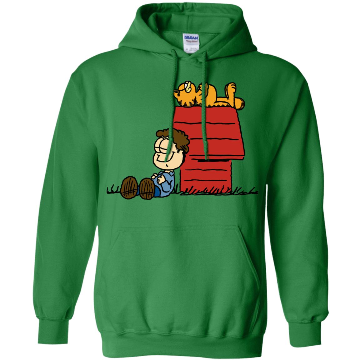 Sweatshirts Irish Green / S Jon Brown Pullover Hoodie