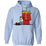 Sweatshirts Light Blue / S Jon Brown Pullover Hoodie