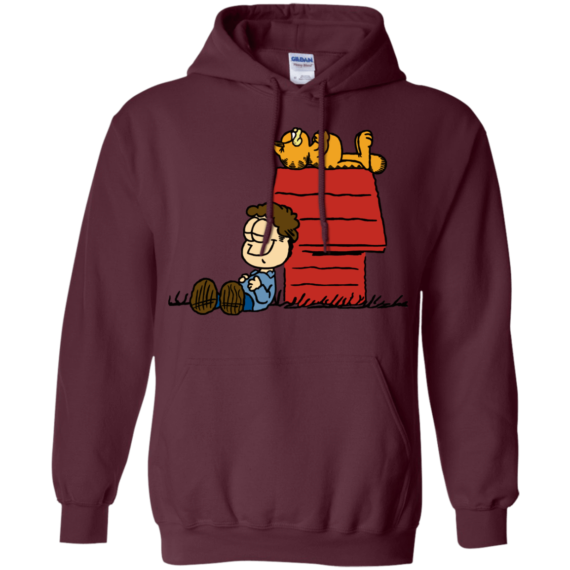 Sweatshirts Maroon / S Jon Brown Pullover Hoodie