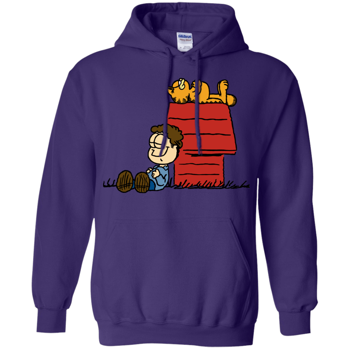 Sweatshirts Purple / S Jon Brown Pullover Hoodie